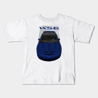 Pontiac Trans Am WS6 4thgen - Blue Kids T-Shirt